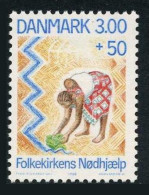 Denmark B72,MNH.Michel 918. Folkekirkens Nodhjaelp Relief Organization,1988. - Nuovi