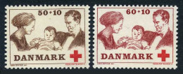 Denmark B42-B43, MNH. Mi 488-489. Red Cross 1969. Princess Margrethe & Princes. - Ongebruikt