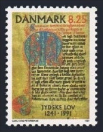 Denmark 938,MNH.Michel 1002. Jutland Law,750th Ann.1991. - Unused Stamps