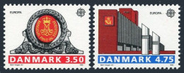 Denmark 914-915, MNH. Michel 974-975. EUROPE CEPT-1990, Royal Monogram.  - Neufs