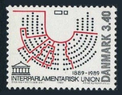 Denmark 874, MNH. Michel 954. Inter-parliamentary Union, Centenary, 1989. - Unused Stamps