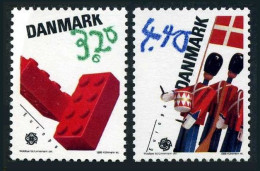 Denmark 871-872, MNH. Michel 950-951. EUROPE CEPT-1989, Children Toys. - Unused Stamps