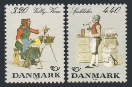 Denmark 868-869, MNH. Michel 947-948. Nordic Cooperation, 1989. Folk Costumes. - Unused Stamps