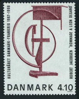 Denmark 860,MNH.Mi 928. Danish-French Cultural Exchange Program,1988. Sculpture. - Unused Stamps