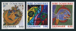 Denmark 834-836, MNH. Michel 891-893. Religious Art From Ribe Cathedral, 1987. - Nuovi