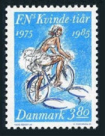 Denmark 779, MNH. Michel 845. UN Decade Of Women 1985. Cyclist. - Ungebraucht