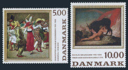 Denmark 767-768,MNH.Mi 819-820. Paintings 1984.Christoffer Eckerberg,Abildgaard. - Ungebraucht