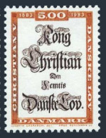 Denmark 741,MNH.Michel 784. Christian V Danish Law,300th Ann.1983. - Ungebraucht