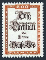 Denmark 741,MNH.Michel 784. Christian V Danish Law,300th Ann.1983. - Nuevos