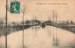 FRANCE - Auxerre 1910 - Crue De L'Yonne - Vue Générale - La Route De Monéteau - Carte Postale Ancienne - Auxerre