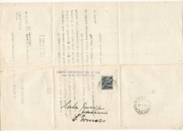 LUOGOTENENZA Democratica C.40 Isolato Stampe Belluno 10gen1946 - Poststempel