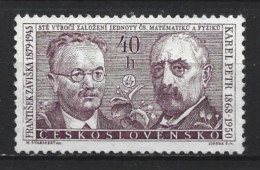 Ceskoslovensko 1962  F. Zaviska & K. Petr Y.T. 1203 (0) - Used Stamps