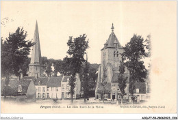 ACQP7-59-0664 - BERGUES - Les Deux Tours De La Plaine - Bergues