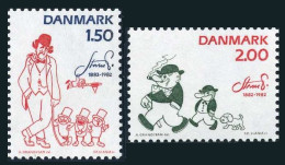 Denmark 728-729, MNH. Michel 764-765. Robert Storm Petersen, Cartoonist, 1982. - Nuovi