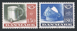 Denmark 670-671,MNH.Michel 708-709. Nordic Cooperation 1980.Faience. - Nuevos