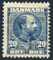 Denmark 66,hinged.Michel 49. Definitive 1904.King Christian IX. - Ungebraucht