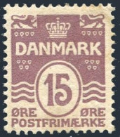 Denmark 63, Lightly Hinged. Michel 46A. Definitive Waves, 1905. - Nuovi