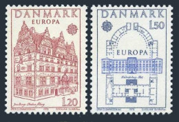 Denmark 614-615, MNH. Michel 662-663. EUROPE CEPT-1978. Architecture. - Nuevos