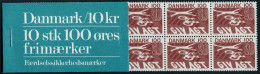 Denmark 599 Booklet,pane/10,MNH. Michel 637 MH. Road Safety Traffic Act,1977. - Unused Stamps