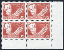 Denmark 406 Block/4,MLH/MNH. Michel 409. FAO Freedom From Hunger Campaign,1963. - Neufs