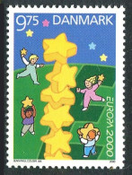 Denmark 1189, MNH. EUROPE CEPT-2000. Stars. - Unused Stamps