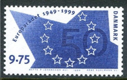 Denmark 1154, MNH. Council Of Europe, 50th Ann. 1999. - Unused Stamps