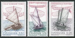 Denmark 1052-1054, MNH. Michel 1127-1129. Wooden Dinghies, 1996. - Nuevos