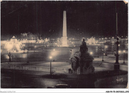 ADBP9-75-0747 - PARIS - Place De La Concorde - Parijs Bij Nacht