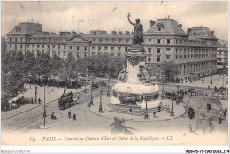 ADBP5-75-0449 - PARIS - Caserne Du Château D'eau Et Statue De La République - Statues