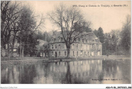 ADDP1-56-0044 - GOURIN - Etang Et Château De Tronjoly - Gourin