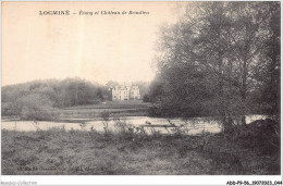ADDP9-56-0778 - LOCMINE - L'étang Et Le Château De Beaulieu - Locmine