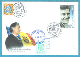 2024 , Moldova , Gheorghe Vrabie, Plastic Artist , 85 Years Since Birth , Special Postmark - Moldova