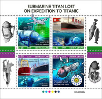 Sierra Leone 2023  Submarine Titan On Expedition To Titanic S202402 - Sierra Leone (1961-...)