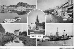 ADGP1-76-0051 - DUCLAIR - Le Catel - Le Quai - L'église - Le Moulin - Le Bac  - Duclair