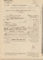 Egypt - 1903 - Receipt Statement - A License To Open A Coffee Shop - 1866-1914 Khedivato Di Egitto