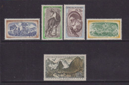 CZECHOSLOVAKIA  - 1957 Tatra National Park Set  Never Hinged Mint - Unused Stamps