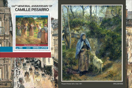 Sierra Leone 2023 Art Painting 120th Memorial Anniversary Of Camille Pissarro S202402 - Sierra Leone (1961-...)