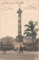 FRANCE - Paris - Place De La Bastille Et Colonne De Juillet - Vue Générale - Animé - Carte Postale Ancienne - Piazze