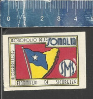 FLAG SOMALIA - OLD MATCHBOX LABEL MADE SOMALIA MOGADISCIO - Boites D'allumettes - Etiquettes