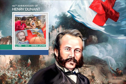 Sierra Leone 2023 195th Anniversary Of Henry Dunant Red Cross S202402 - Sierra Leone (1961-...)