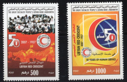 Middle East 2007 Serie 2v Red Crescent / Red Cross / Croix Rouge MNH - Libye