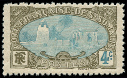 COTE DES SOMALIS Poste ** - 69a, Dentelé 11: 4c. Gris-olive Et Bleu (Maury) - Cote: 200 - Neufs