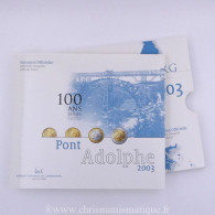 Euro , Luxembourg, Coffret BU 2003 - Luxemburgo