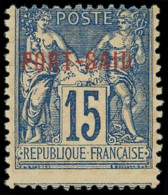PORT-SAID Poste ** - 8A, Suracharge Provisoire: 15c. Bleu - Cote: 400 - Unused Stamps