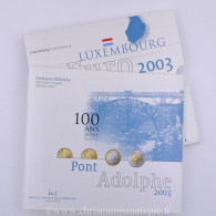 Euro, Luxembourg , Coffret BU 2003 - Lussemburgo