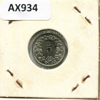 5 RAPPEN 1969 B SUIZA SWITZERLAND Moneda #AX934.3.E.A - Altri & Non Classificati