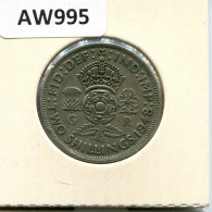 2 SHILLING 1948 UK GBAN BRETAÑA GREAT BRITAIN Moneda #AW995.E.A - J. 1 Florin / 2 Schillings