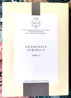 ANTOLOGIA JURIDICA. TOMO II.   POR GINES CANOVAS COUTIÑO - Sonstige & Ohne Zuordnung