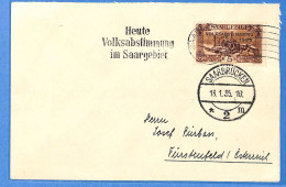 Saar - 1935 - Lettre De Saarbrücken - G30974 - Storia Postale