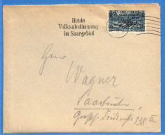 Saar - 1935 - Lettre De Saarbrücken - G30967 - Brieven En Documenten